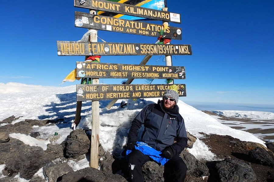 Christian takes on Kilamanjaro for Overgate Hospice