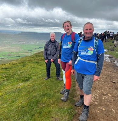 Supporters take on the Peaks Challenge