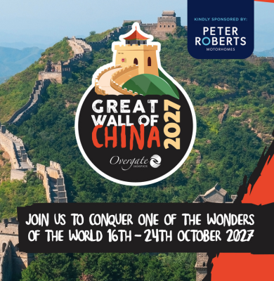 Overgate Hospice Trek to Peru Fills Up – and the Great Wall of China Challenge 2027 is Now Open