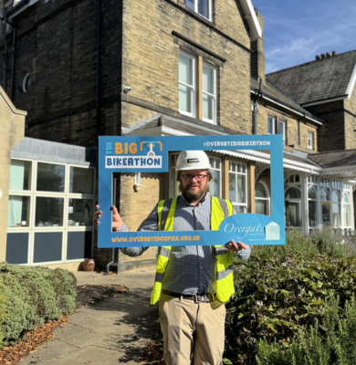 DSSR pedals the distance from London to Paris in one day to support Overgate Hospice’s Big Build Appeal