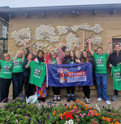 Overgate Staff Conquer Ben Nevis for Overgate Hospice