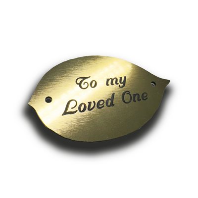 Gold Memory Tree Leaf