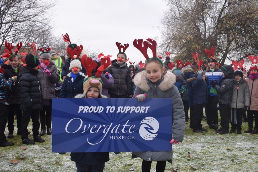 Crosslane School join us for reindeer run