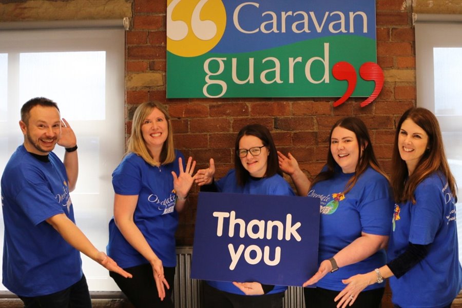 Hospice Heroes given a boost by local business Caravan Guard Overgate