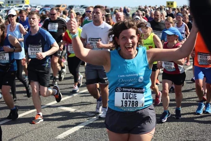 Lucie takes on the Great North Run for Overgate